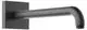 Keuco-KE-Brausearm-Edition-300-53088-Wandanschluss-300-mm-Schwarzchrom-geb-53088130302 gallery number 1